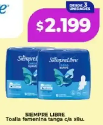 Supermayorista Vital Siempre libre toalla femenina tanga oferta