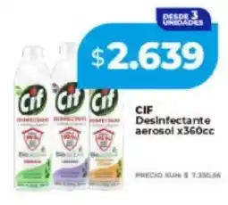 Supermayorista Vital Cif desinfectante aerosol oferta