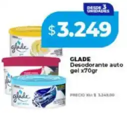 Supermayorista Vital Glade desodorante auto gel oferta