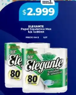 Supermayorista Vital Elegante papel higuienico max h/s oferta