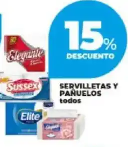 Supermayorista Vital Servilletas y pañuelos todos oferta