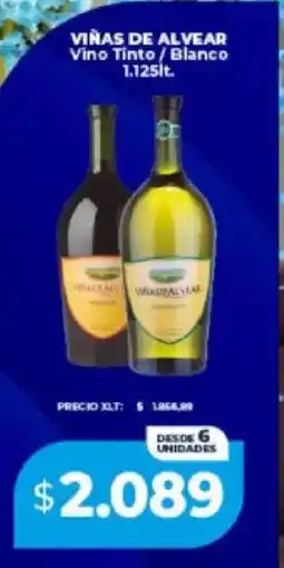 Supermayorista Vital Viñas de alvear vino tinto/blanco oferta