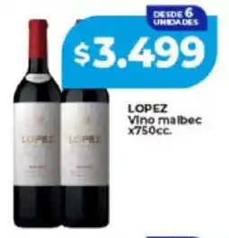 Supermayorista Vital Lopez vino malbec oferta