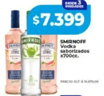 Supermayorista Vital Smirnoff vodka saborizados oferta
