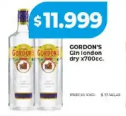 Supermayorista Vital Gordon's gin london dry oferta