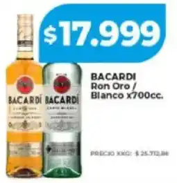 Supermayorista Vital Bacardi ron oro/blanco oferta