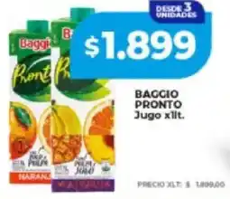 Supermayorista Vital Baggio pronto jugo oferta