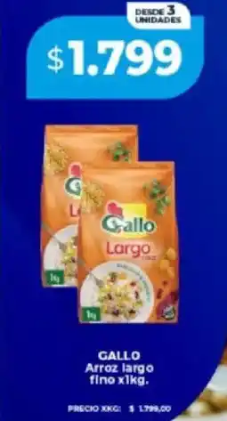 Supermayorista Vital Gallo arroz largo fino oferta