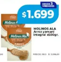 Supermayorista Vital Molinos ala arroz yamani integral oferta
