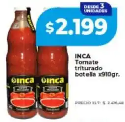 Supermayorista Vital Inca tomate triturado botella oferta