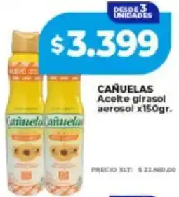 Supermayorista Vital Cañuelas aceite girasol aerosol oferta