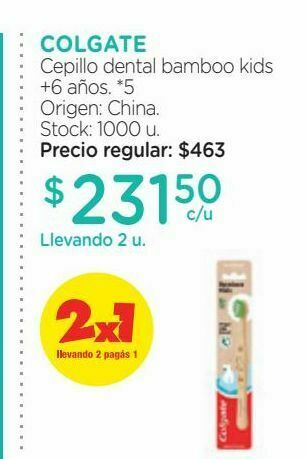 Farmacity Cepillo dental bamboo kids +6 años oferta