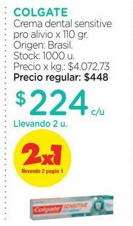 Farmacity Crema dental sensitive pro alivio x 110 gr oferta