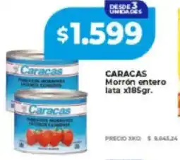 Supermayorista Vital Caracas morrón entero lata oferta