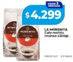 Supermayorista Vital La morenita cafe molido intenso oferta