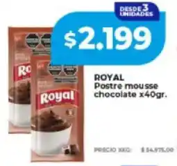 Supermayorista Vital Royal postre mousse chocolate oferta