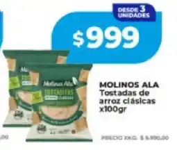 Supermayorista Vital Molinos ala tostadas de arroz clásicas oferta