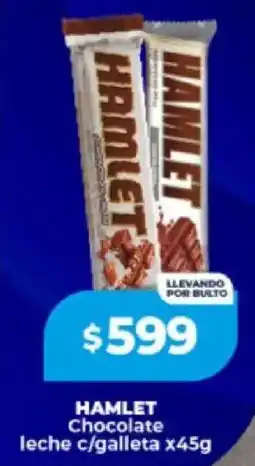 Supermayorista Vital Hamlet chocolate leche c/galleta oferta
