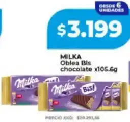 Supermayorista Vital Milka oblea bis chocolate oferta