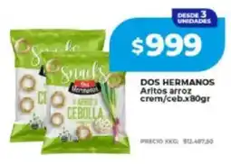 Supermayorista Vital Dos hermanos aritos arroz crem/ceb oferta