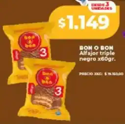 Supermayorista Vital Bon o bon alfajor triple negro oferta