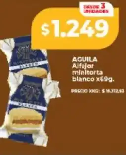 Supermayorista Vital Aguila alfajor minitorta blanco oferta