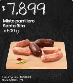 Changomas Santa rita mixto parrillero oferta