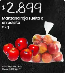 Changomas Manzana roja suelta o en bolsita oferta