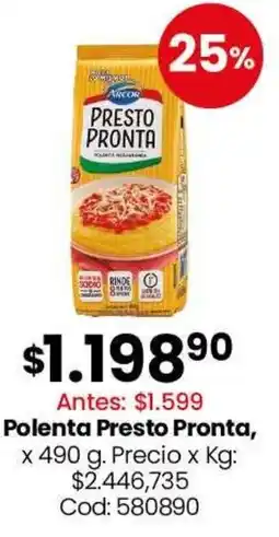 Coto Presto Pronta Polenta oferta