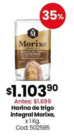 Coto Morixe harina de trigo integral oferta