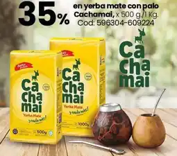 Coto Cachamai en yerba mate con palo oferta
