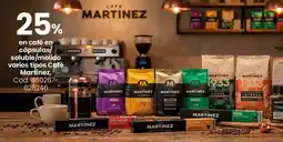 Coto Martinez en café en cápsulas/ soluble/molido varios tipos café oferta
