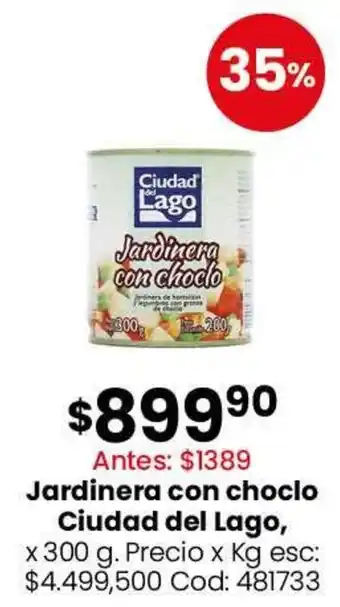 Coto Ciudad del lago jardinera con choclo oferta
