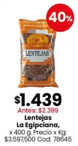 Coto La egipcian lentejas oferta