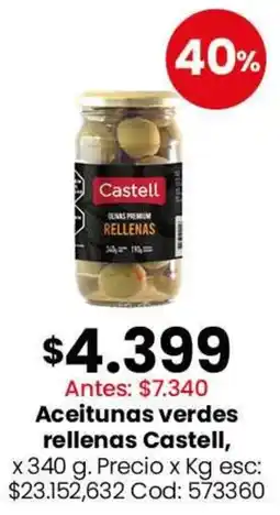 Coto Castell Aceitunas verdes rellenas oferta