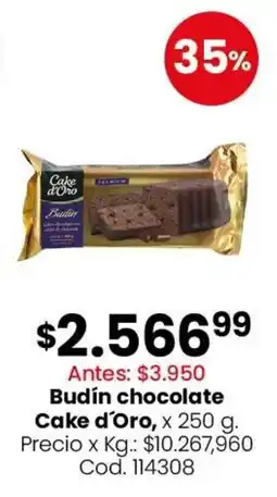 Coto Cake d'oro budín chocolate oferta