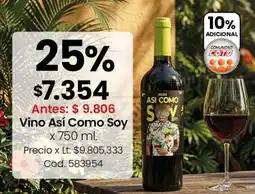 Coto Así como soy vino oferta