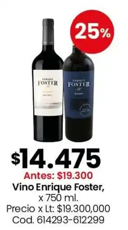 Coto Enrique foster vino oferta