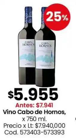 Coto Cabo de hornos vino oferta