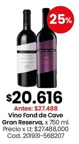 Coto Fond de cave gran vino reserva oferta