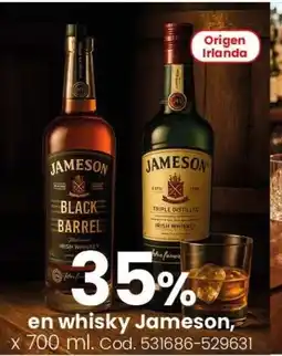 Coto Jameson en whisky oferta