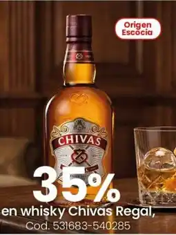 Coto Chivas regal en whisky oferta