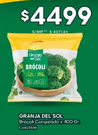 Granja del sol brócoli congelado