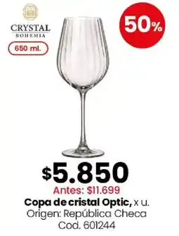 Coto Optic copa de cristal oferta