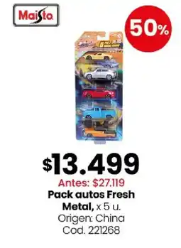 Coto Metal pack autos fresh oferta