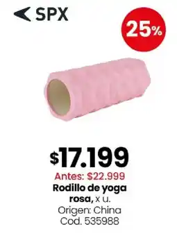Coto Rodillo de yoga rosa oferta