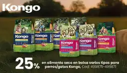 Coto Kongo en alimento seco en bolsa varios tipos para perros/gatos oferta
