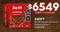 Diarco Swift hamburguwsa de carne clásico oferta