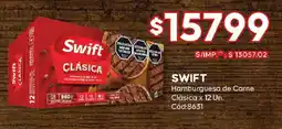 Diarco Swift hamburguesa de carne clásica oferta