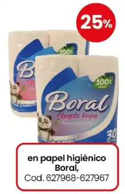 Coto Boral en papel higiénico oferta